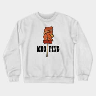 " MOO PING " THAI FOOD Illustration Crewneck Sweatshirt